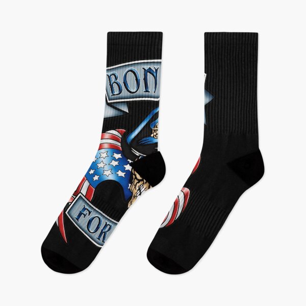 Item preview, Bons Jovis Forever Skull American Flag Rock Band designed and sold by PomboGayArt.