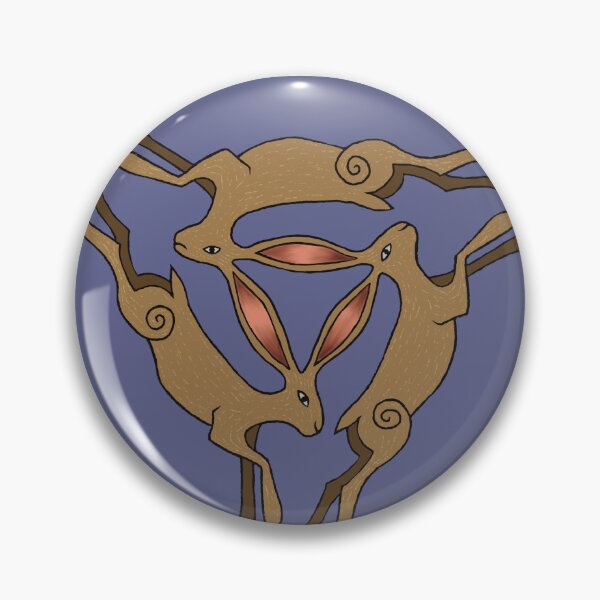 Item preview, Triquetra of Hares designed and sold by Kimberley Cummings Illustration.