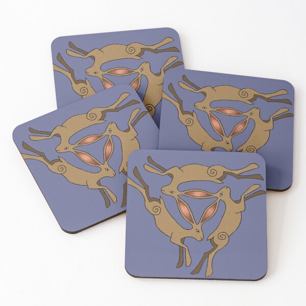 Item preview, Triquetra of Hares designed and sold by Kimberley Cummings Illustration.