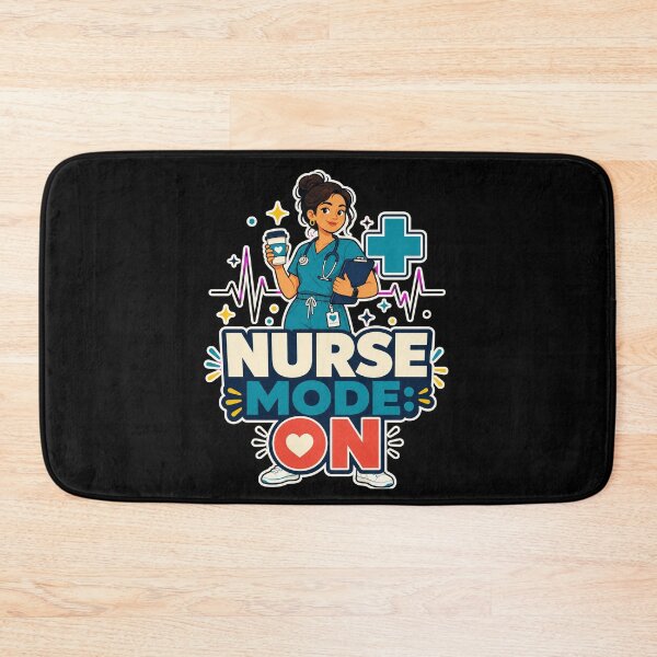Item preview, Nurse Mode On Funny Nurse Design — Dark Edition designed and sold by TheOddPrints.