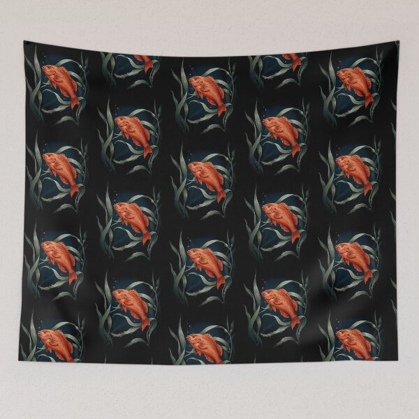 Item preview, Garibaldi Fish California Sea Life Marine Biology designed and sold by Redgiant87x.
