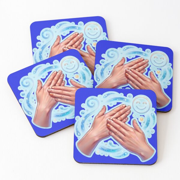 Item preview, Happy Sign Language Overlapping Hands Smile designed and sold by Surviving Monday Club.