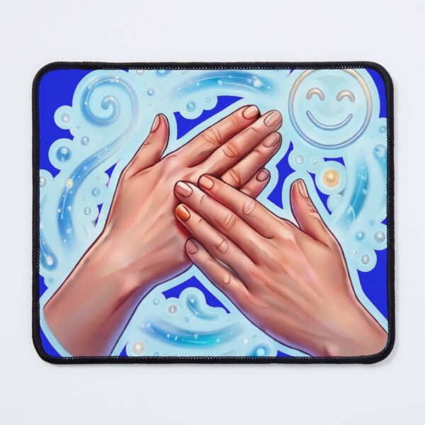 Item preview, Happy Sign Language Overlapping Hands Smile designed and sold by Surviving Monday Club.