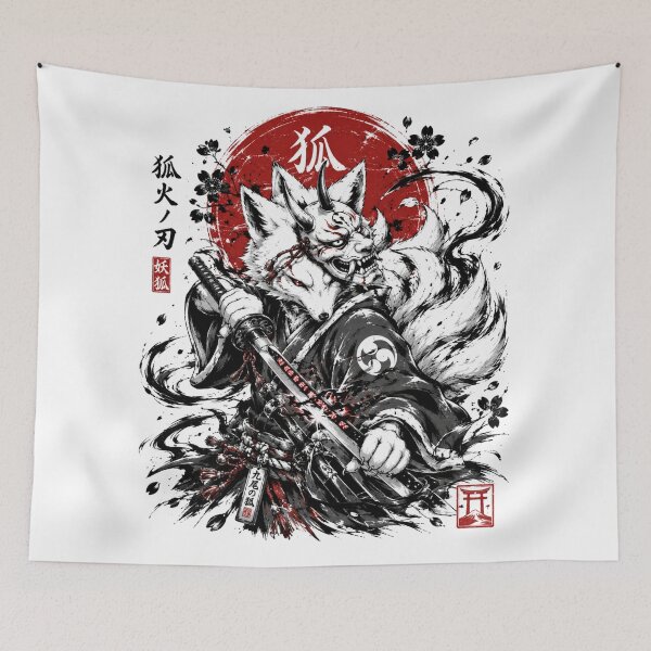 Item preview, Oni Mask Kitsune Samurai Warrior designed and sold by CozyPixel-J.
