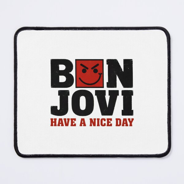 Item preview, Bons Jovis Have A Nice Day Rock designed and sold by PomboGayArt.