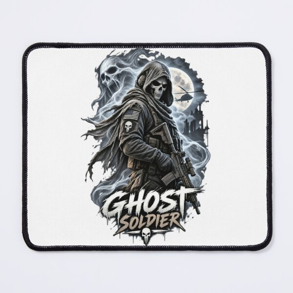 Item preview, Ghost Soldier – Skull Warrior Military Tactical Halloween Design designed and sold by CatLovers Studio.