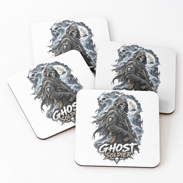 Item preview, Ghost Soldier – Skull Warrior Military Tactical Halloween Design designed and sold by CatLovers Studio.