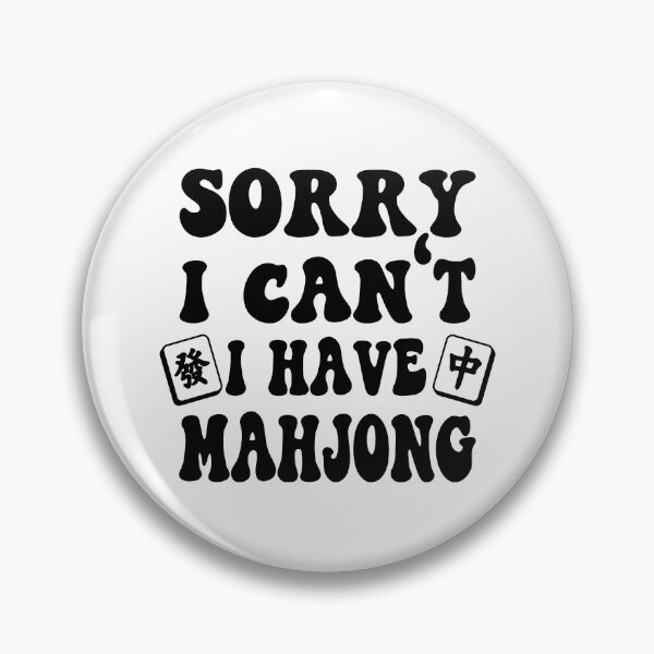 Artikelvorschau, Tut mir leid, das geht nicht. Ich habe Mahjong. entworfen und verkauft von coolfuntees.