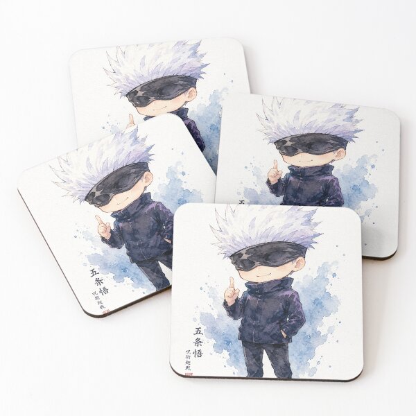Item preview, Cute Anime Chibi Watercolor Character – Kawaii Japanese Anime Art Gift designed and sold by shopthehappycart.