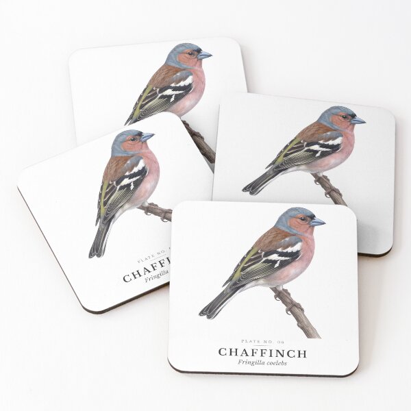 Item preview, Chaffinch Vintage Bird Plate - Fringilla coelebs designed and sold by SavannahMerch.