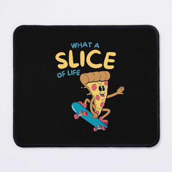 Item preview, What a Slice of Life – Funny Pizza Skateboard Retro Cartoon designed and sold by meesara.
