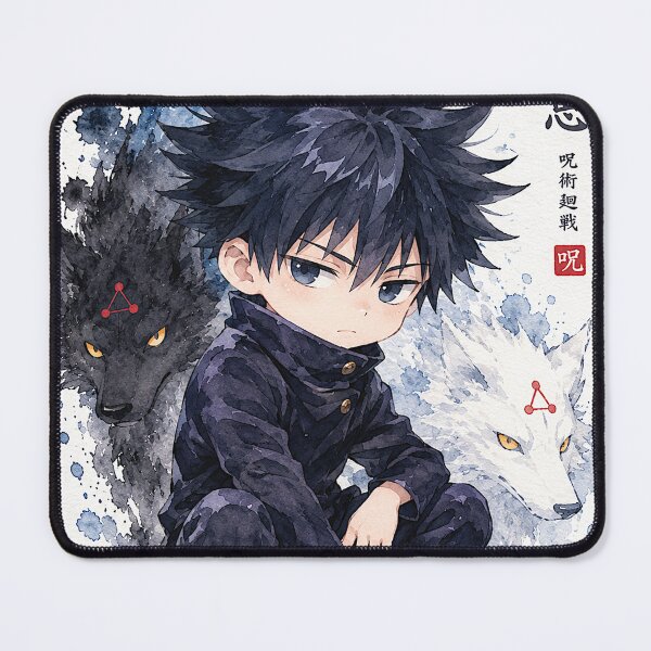 Item preview, Cute Anime Chibi Watercolor Character – Kawaii Japanese Anime Art Gift designed and sold by shopthehappycart.