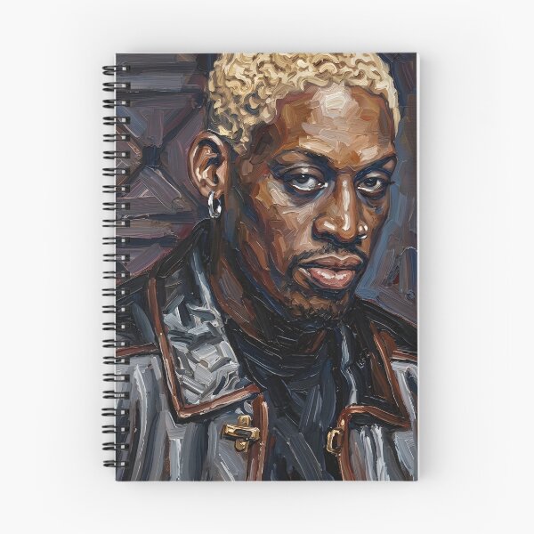 Item preview, Dennis Rodman Oil Painting designed and sold by maretsad.