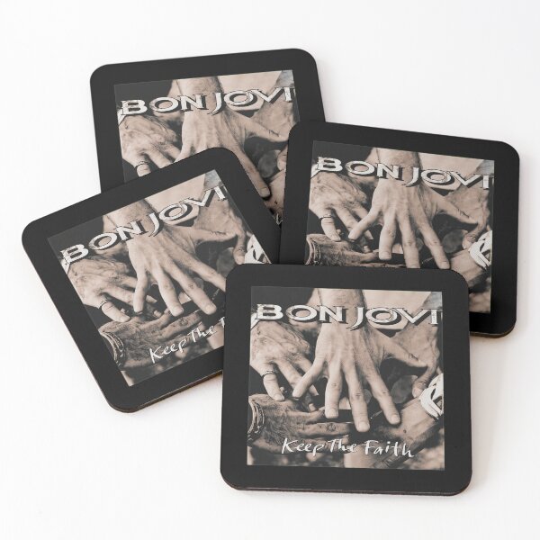 Item preview, Bons Jovis Keep The Faith Rock Music designed and sold by PomboGayArt.