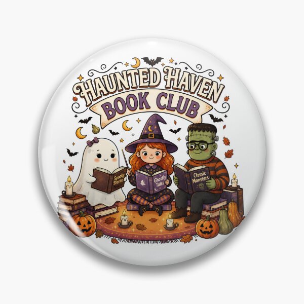 Item preview, Haunted Book Club designed and sold by Whimsy Petal and Co..