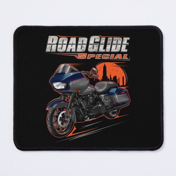 Item preview, Motorcycle Road Glide Special FLTRXS 2023 Bright Billiard Blue & Billiard Gray & Black Finish for Motorcycle Riders designed and sold by MotoApparelHub.