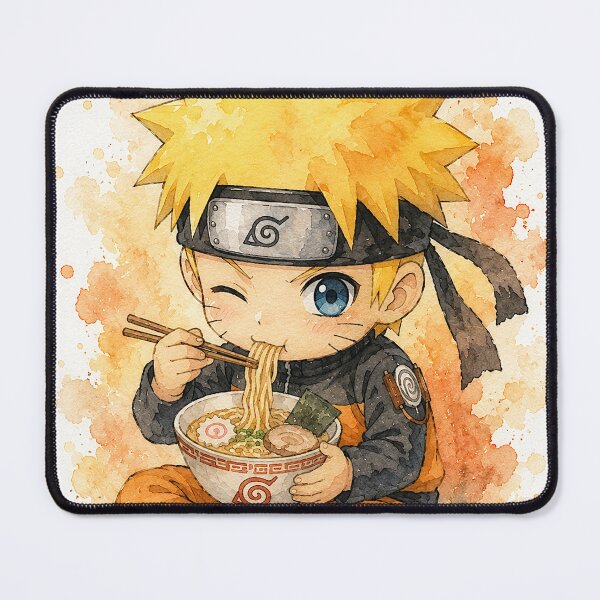 Item preview, Cute Anime Chibi Watercolor Character – Kawaii Japanese Anime Art Gift designed and sold by shopthehappycart.