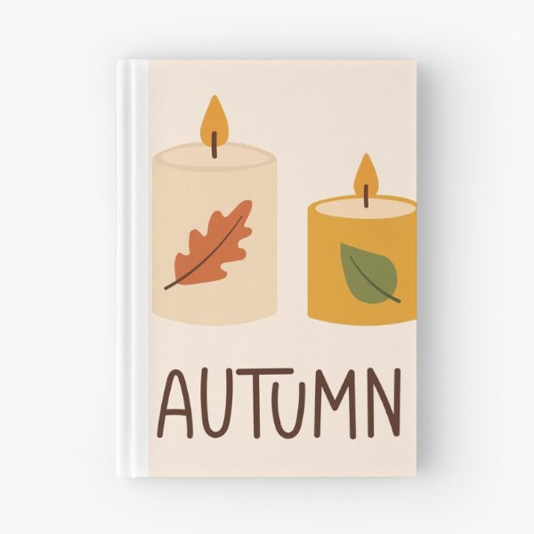 Item preview, Cozy Autumn Leaf Lit Candles  designed and sold by BetweenForms.