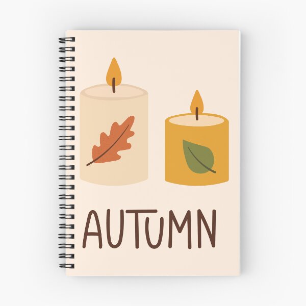 Item preview, Cozy Autumn Leaf Lit Candles  designed and sold by BetweenForms.