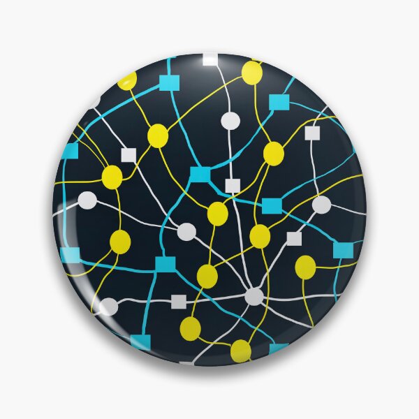 Item preview, Colourful Network Pattern designed and sold by Elaine M Hayward .