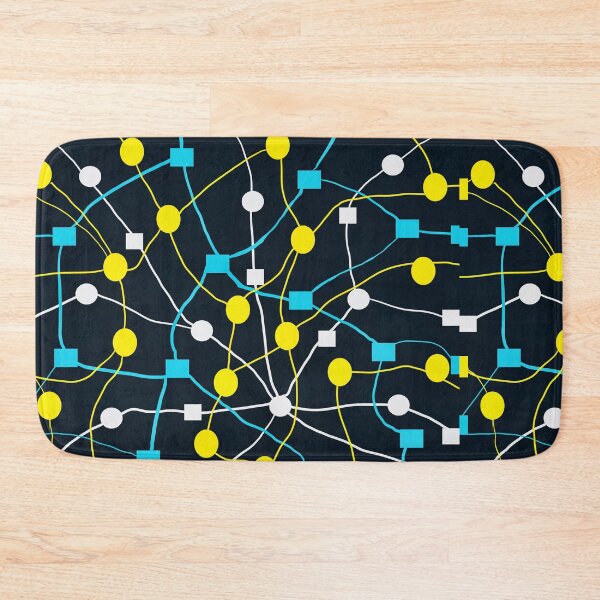 Item preview, Colourful Network Pattern designed and sold by Elaine M Hayward .