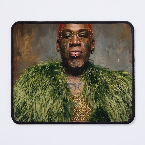 Item preview, Dennis Rodman Oil Painting designed and sold by maretsad.