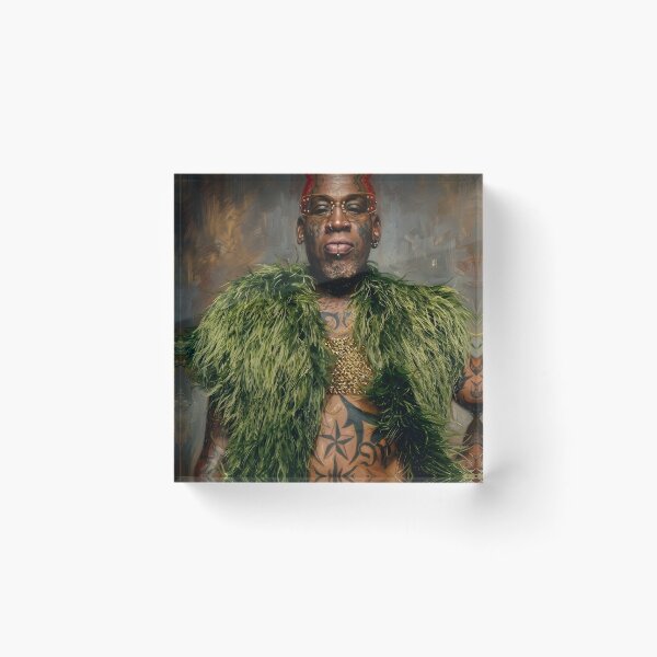 Item preview, Dennis Rodman Oil Painting designed and sold by maretsad.