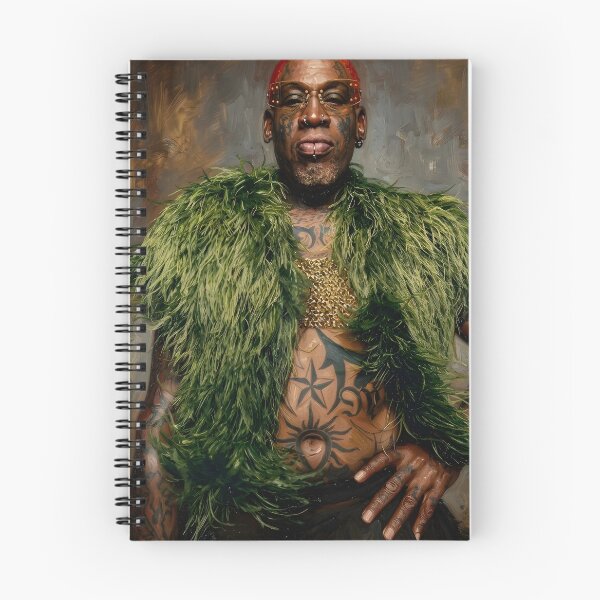 Item preview, Dennis Rodman Oil Painting designed and sold by maretsad.