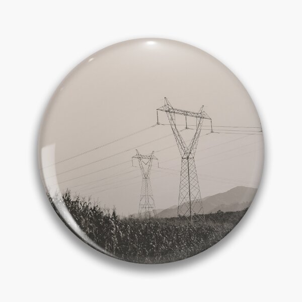 Item preview, Sepia Path of Power Lines designed and sold by anafrancisconi.