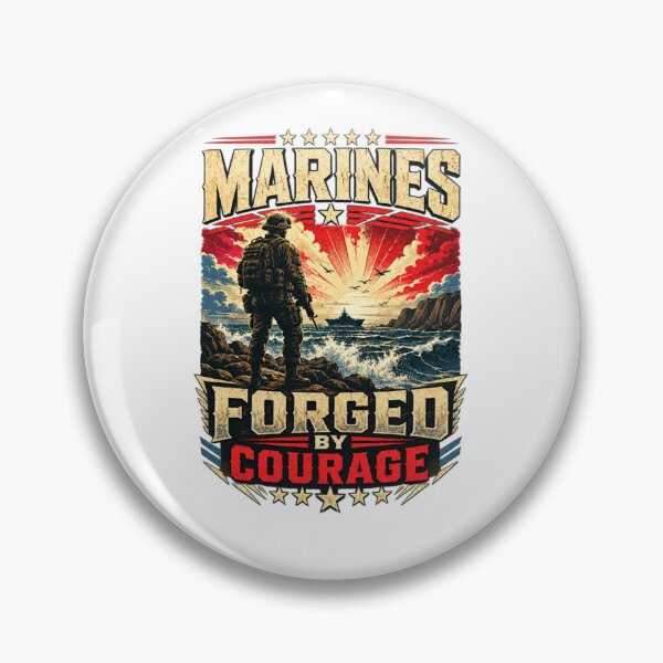 Item preview, Marines — Forged by Courage designed and sold by RhinoSilver.