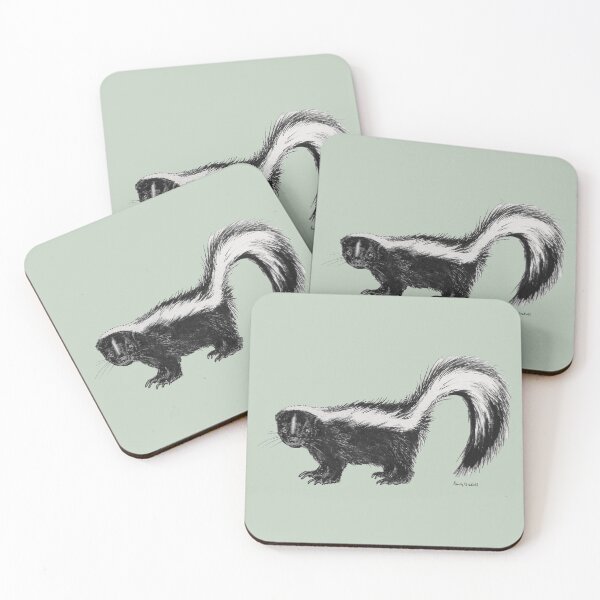 Item preview, Skunk drawing designed and sold by Emily Bickell.