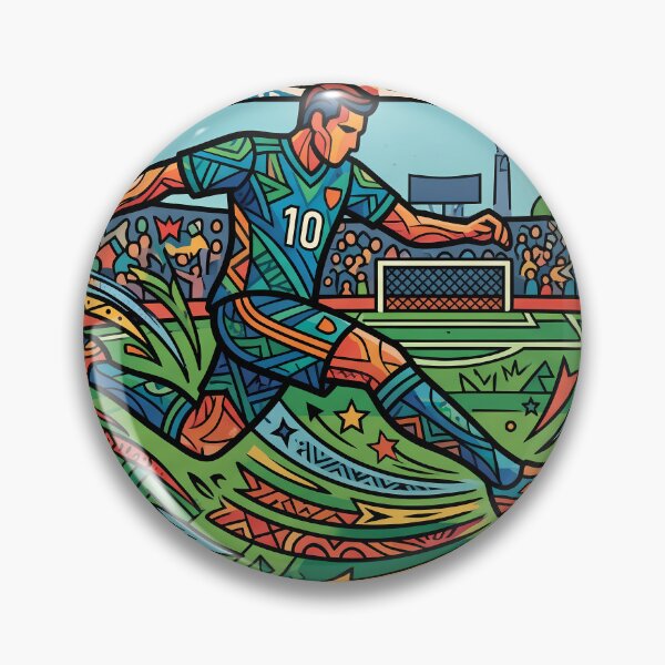Item preview, Life Retro Soccer Futbol Pattern El Juego Bonito designed and sold by ART ATTACK ZONE.