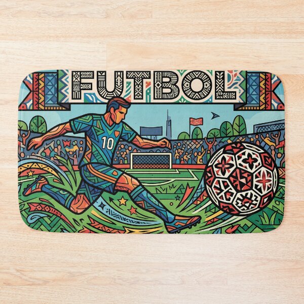Item preview, Life Retro Soccer Futbol Pattern El Juego Bonito designed and sold by ART ATTACK ZONE.