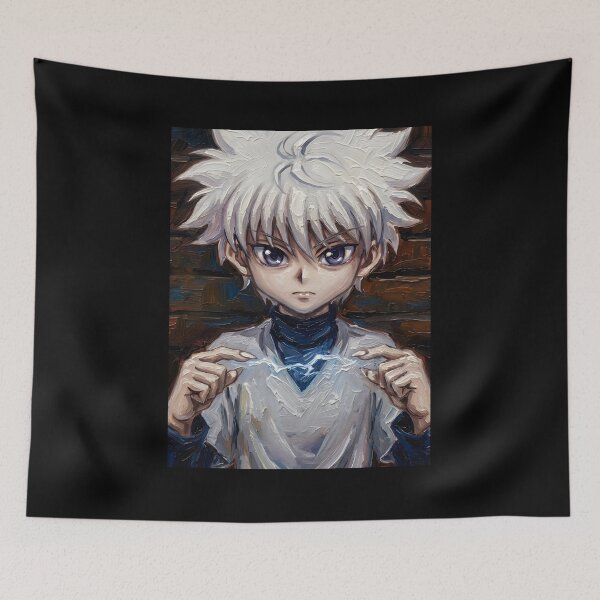 Item preview, Killua Zoldyck Oil Painting designed and sold by maretsad.