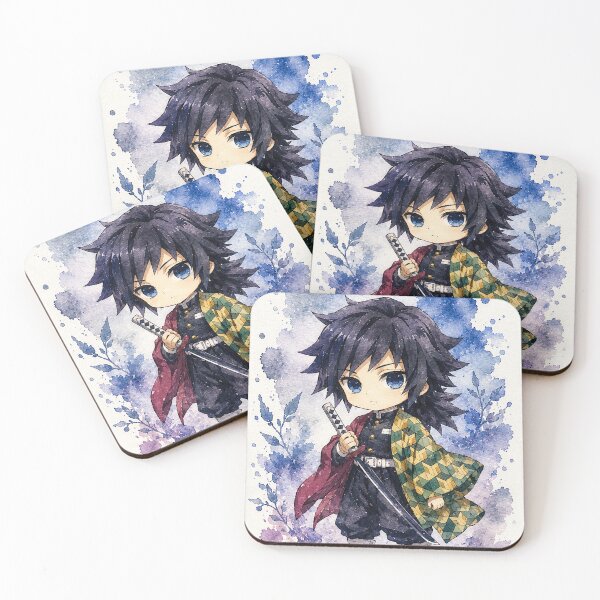 Item preview, Cute Anime Chibi Watercolor Character – Kawaii Japanese Anime Art Gift designed and sold by shopthehappycart.