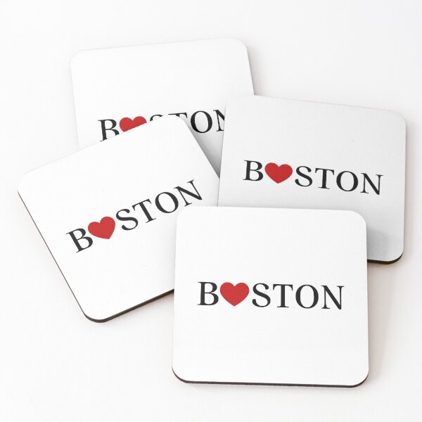 Artikelvorschau, Boston Love Heart Minimalistische Stadttypografie entworfen und verkauft von FemmePod.