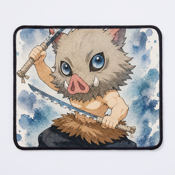 Item preview, Cute Anime Chibi Watercolor Character – Kawaii Japanese Anime Art Gift designed and sold by shopthehappycart.