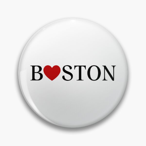 Item preview, Boston Love Heart Minimalist City Typography designed and sold by FemmePod.