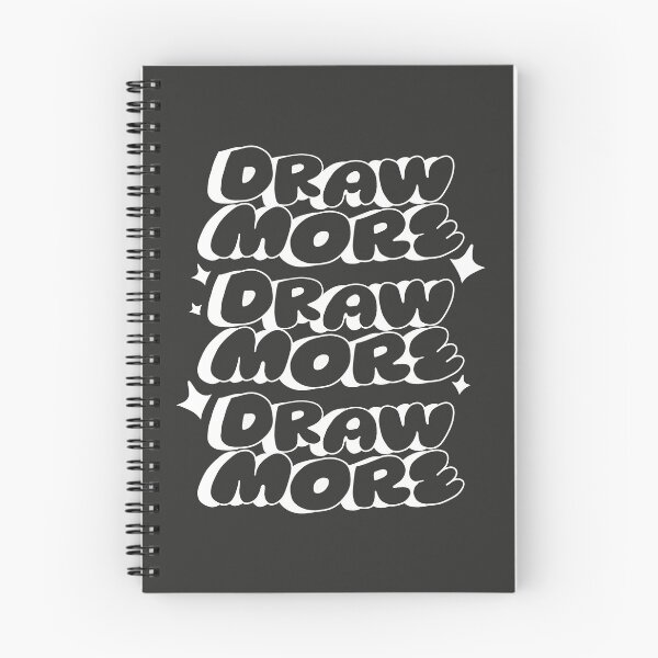 Item preview, Draw More, Draw More, Draw More (Black & White) designed and sold by yellowflowerhut.