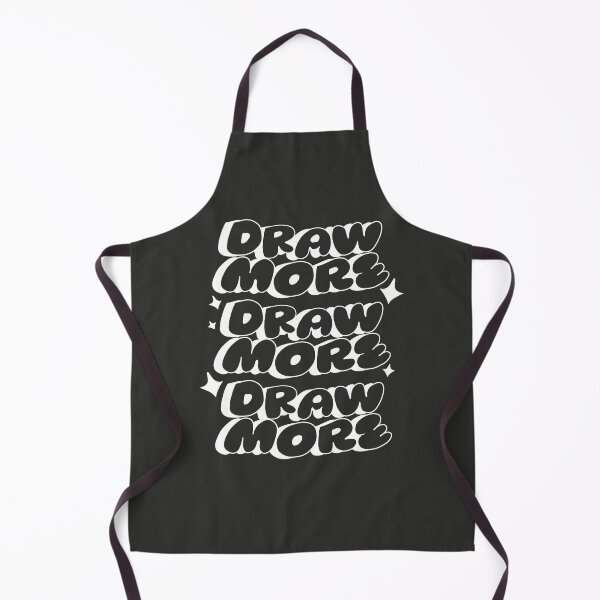 Item preview, Draw More, Draw More, Draw More (Black & White) designed and sold by yellowflowerhut.