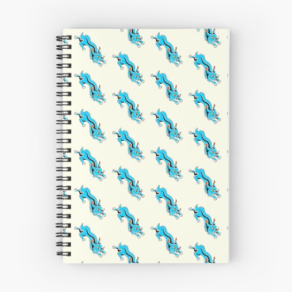Item preview, Blue Rabbit Leaping Cartoon Art designed and sold by MARCOSURREAL.