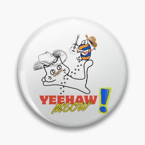 Item preview, Yeehaw Meow Funny Cowboy Cat Country Music Art designed and sold by NourArtCorner.