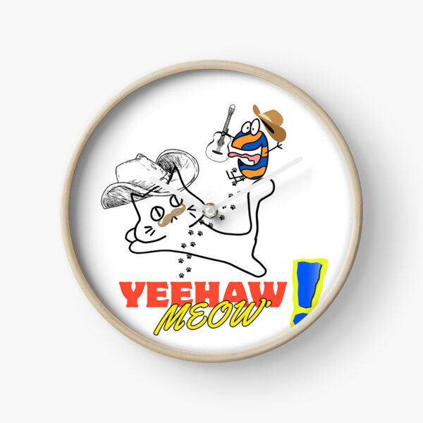 Item preview, Yeehaw Meow Funny Cowboy Cat Country Music Art designed and sold by NourArtCorner.
