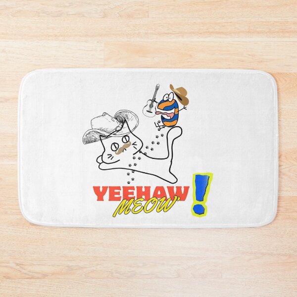 Item preview, Yeehaw Meow Funny Cowboy Cat Country Music Art designed and sold by NourArtCorner.