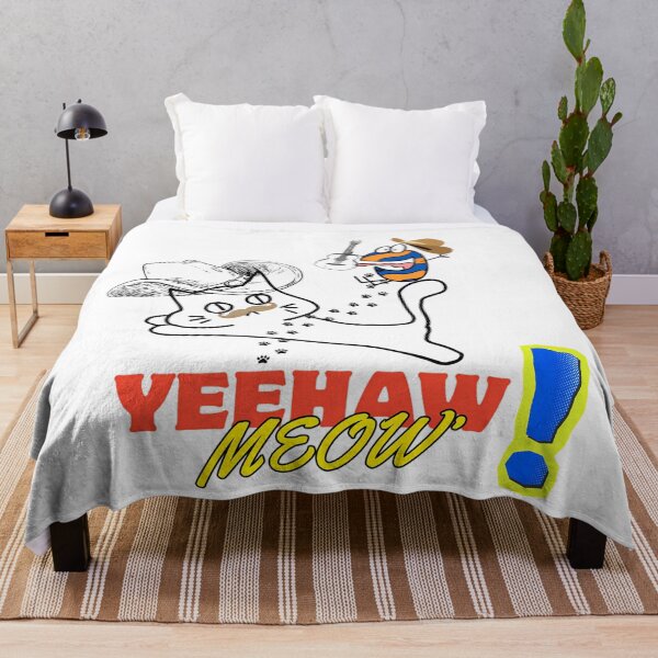 Item preview, Yeehaw Meow Funny Cowboy Cat Country Music Art designed and sold by NourArtCorner.