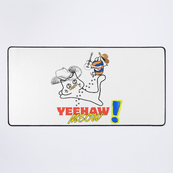 Item preview, Yeehaw Meow Funny Cowboy Cat Country Music Art designed and sold by NourArtCorner.
