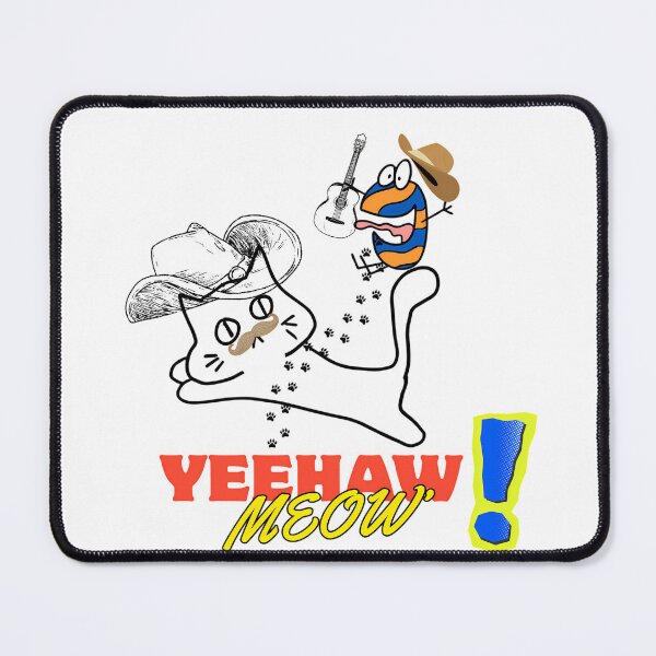 Item preview, Yeehaw Meow Funny Cowboy Cat Country Music Art designed and sold by NourArtCorner.