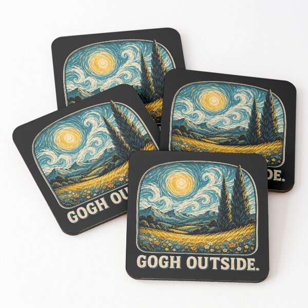Item preview, Gogh Outside Can Gogh Art Funny Outdoors Humor designed and sold by gordonbwyashop.