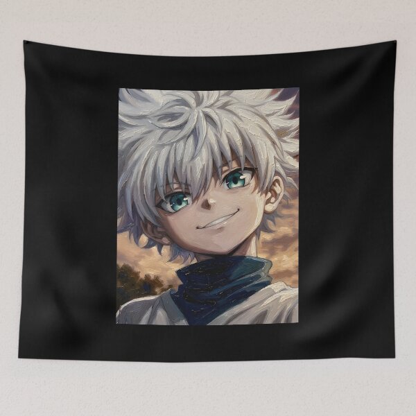 Item preview, Killua Zoldyck Oil Painting designed and sold by maretsad.