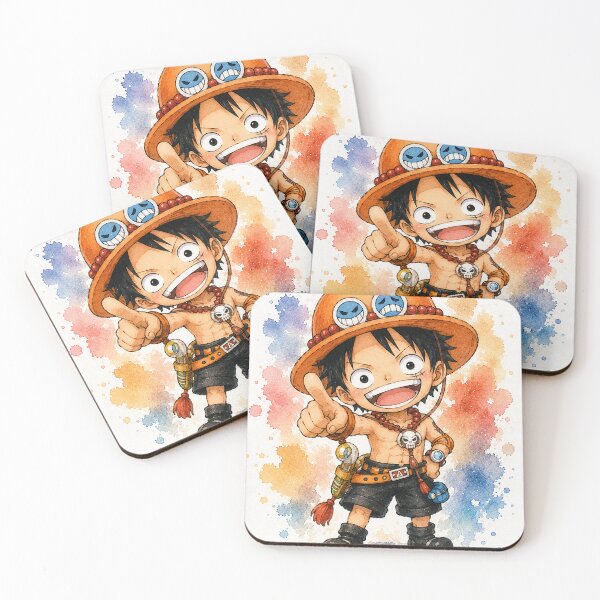 Item preview, Cute Anime Chibi Watercolor Character – Kawaii Japanese Anime Art Gift designed and sold by shopthehappycart.